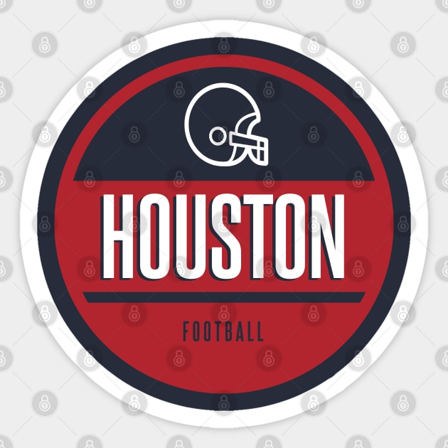 Houston football Sticker by BVHstudio